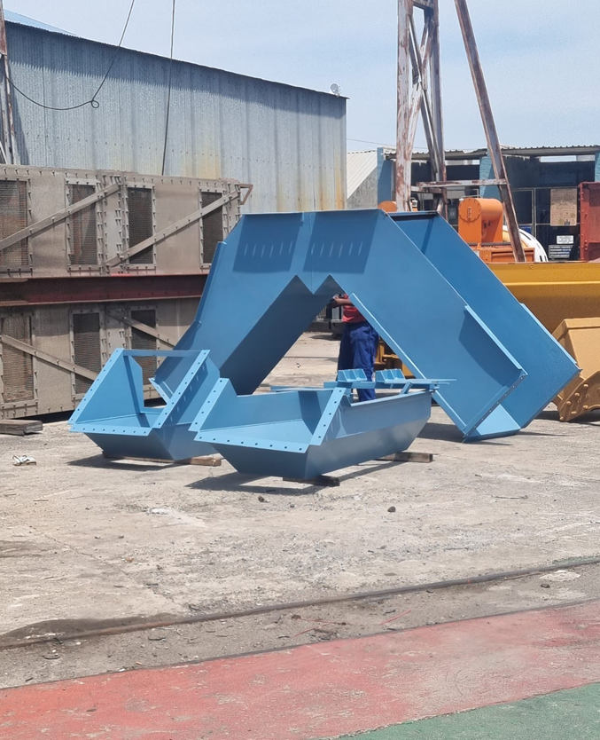 Fabricated Laanlagte and Delivery Chutes